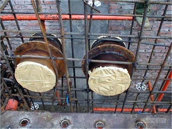 A型非标刚性防水套管安装现场图片